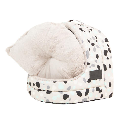 Leo Spot Hooded Cat Bed