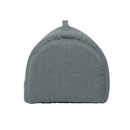 Eggshell Como Hooded Cat Bed