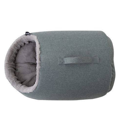 Como Eggshell Hooded Cat Bed | Temple & Webster