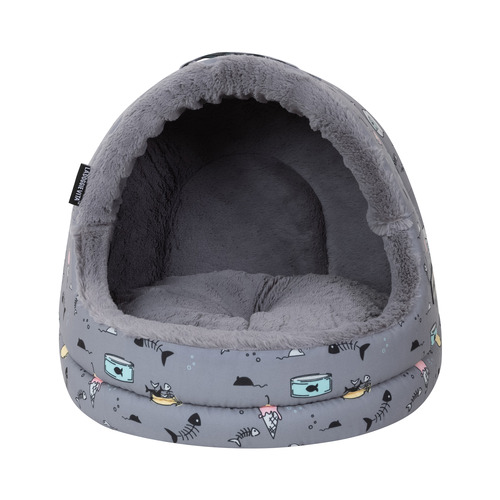 Moggy Treats Hooded Cat Bed