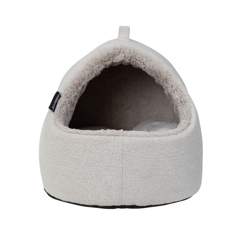 Boucle Hooded Cat Bed