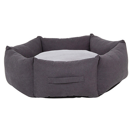 Charcoal Hexagonal Pet Bed