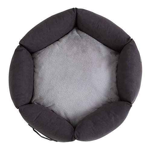 Charcoal Hexagonal Pet Bed