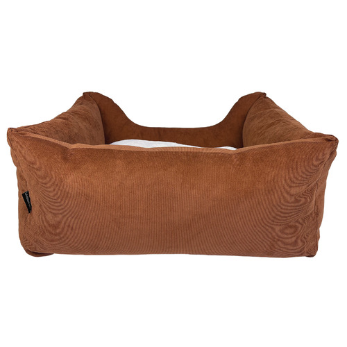 Corduroy Pet Bed with Reversible Cushion