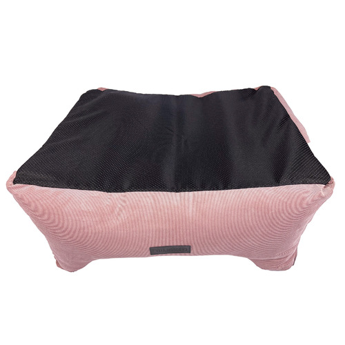 Corduroy Pet Bed with Reversible Cushion