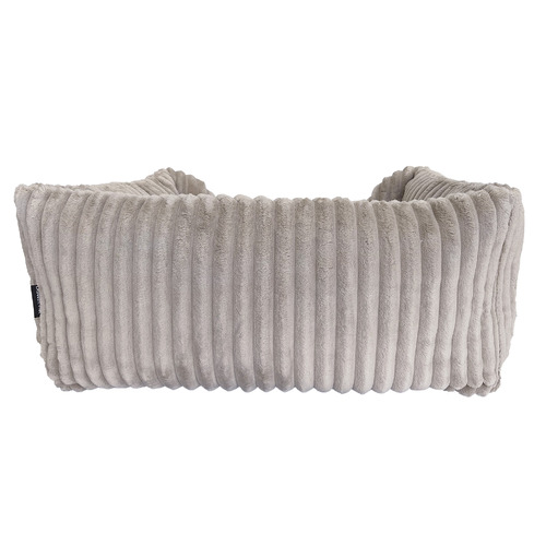 Velour Cord Pet Bed with Removable Cushion