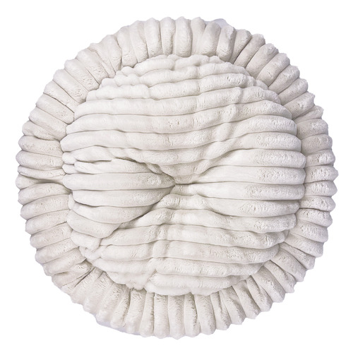 Donut Velour Cord Cat Bed
