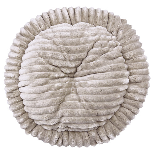 Donut Velour Cord Cat Bed