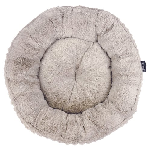 Donut Velour Cord Cat Bed