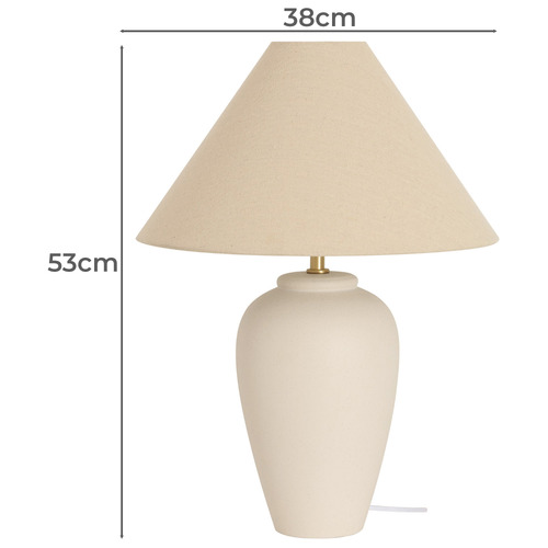 PaolaandJoy 53cm Bella Ceramic Table Lamp | Temple & Webster