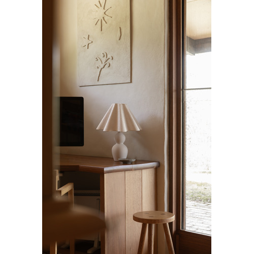 Mila Ceramic Wavey Table Lamp