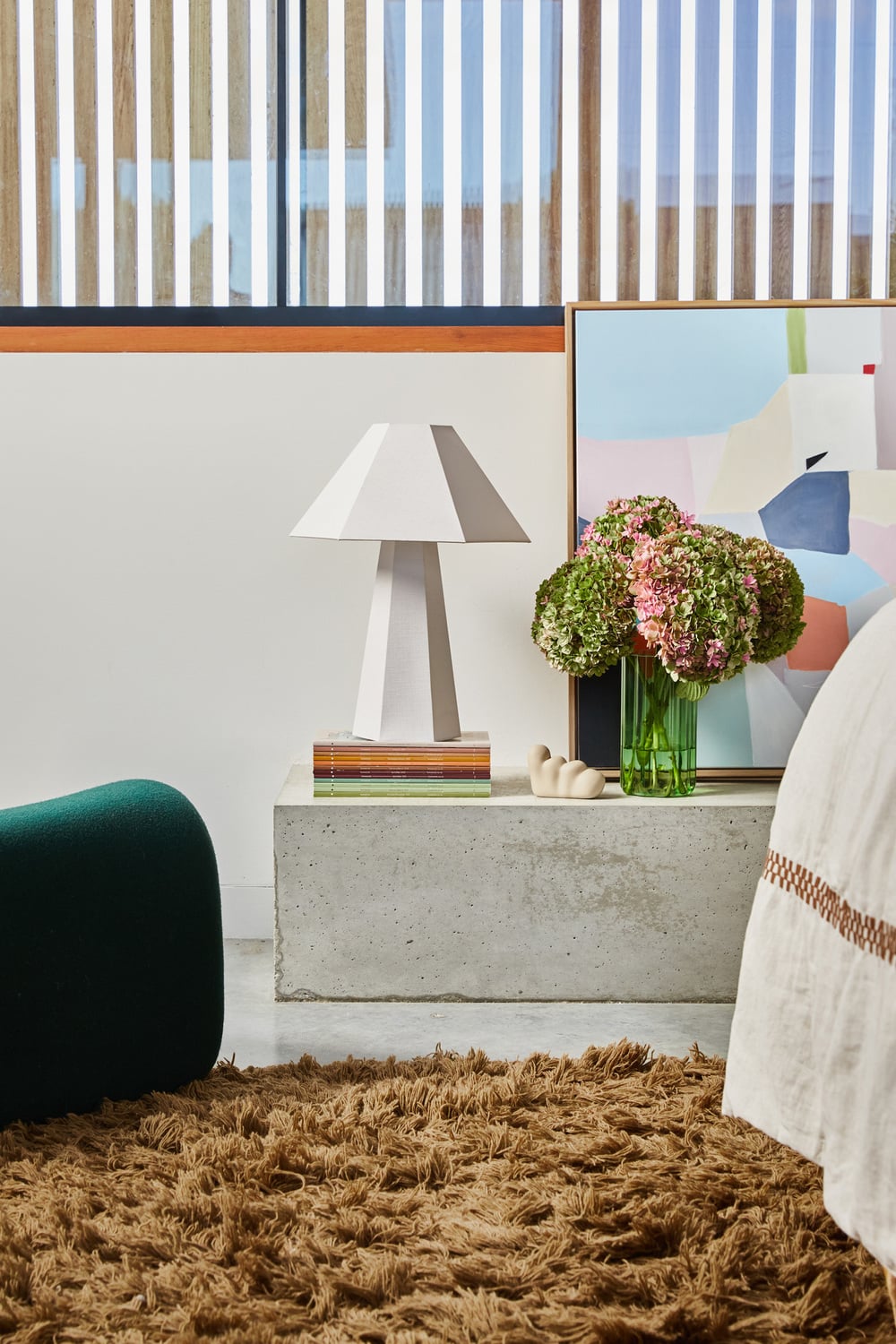 Blake Linen Table Lamp