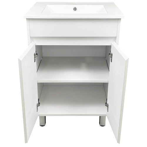 Quinn 2 Door Ceramic Vanity with Basin | Temple & Webster