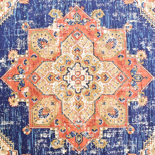 Navy Priscilla Traditional Rug