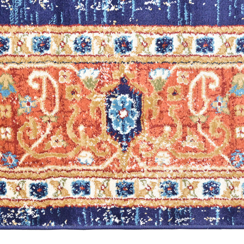 Navy Priscilla Traditional Rug