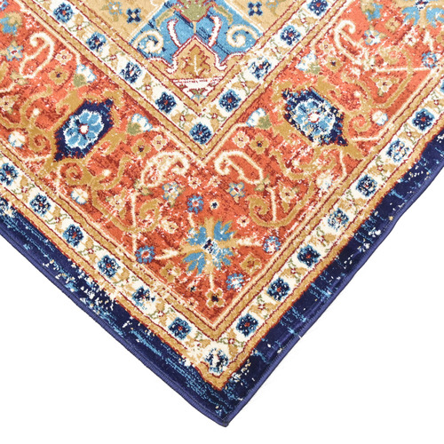 Navy Priscilla Traditional Rug