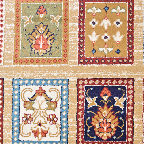 Beige Suray Power-Loomed Rug