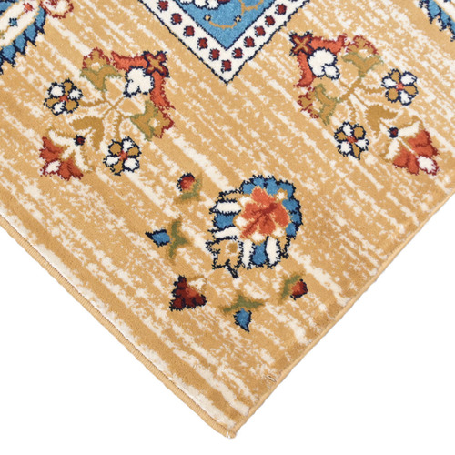 Beige Suray Power-Loomed Rug