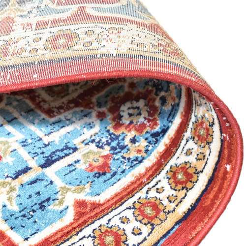 Red Ara Power-Loomed Rug