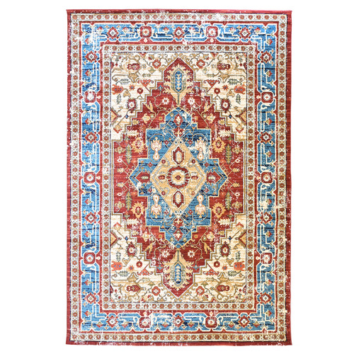 Red Ara Power-Loomed Rug