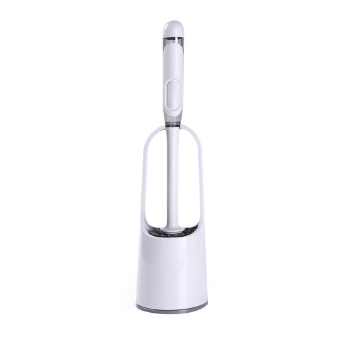 White & Grey Dispenser Toilet Brush with Holder