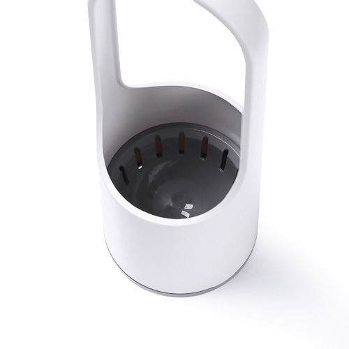 White & Grey Dispenser Toilet Brush with Holder
