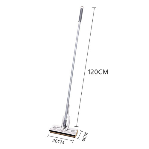 Grey & Yellow Steel Sponge Mop