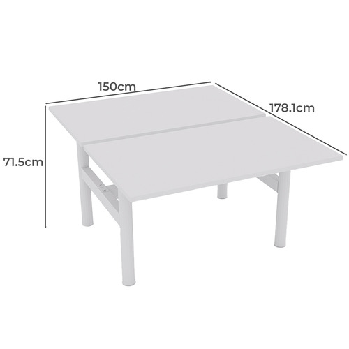 Helix 150cm Double Sided Office Desk