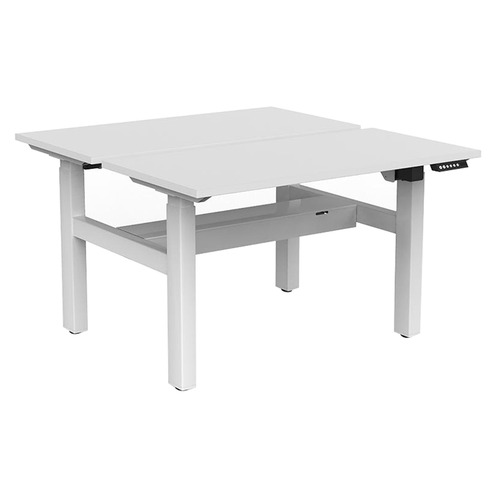 Portobello 2 Column Electric Sit & Stand Desk with Cable Tray