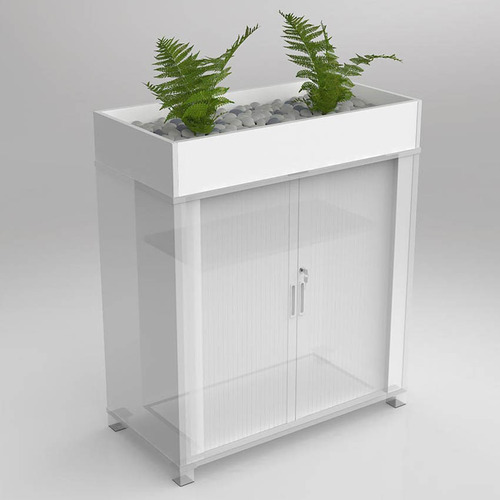 Napa Tambour Storage Planter Box