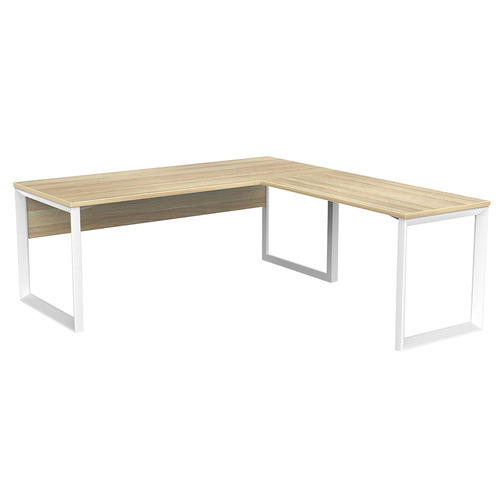 Henrietta Right Return Computer Desk with Modesty Panel