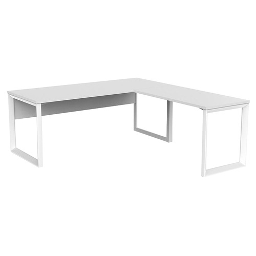 Henrietta Right Return Computer Desk with Modesty Panel