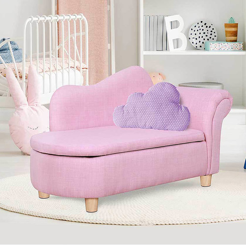 Calile House Kids' Hana Upholstered Sofa with Storage Temple & ster
