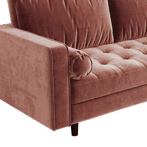 Calile House Buck 3 Seater Velvet Sofa Temple & ster