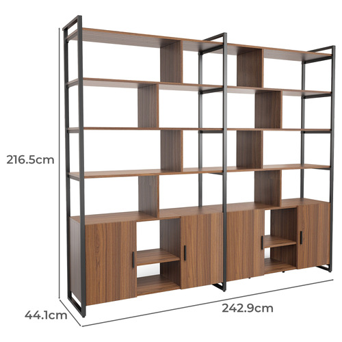 Ambrose 5 Tier Bookshelf Temple & ster
