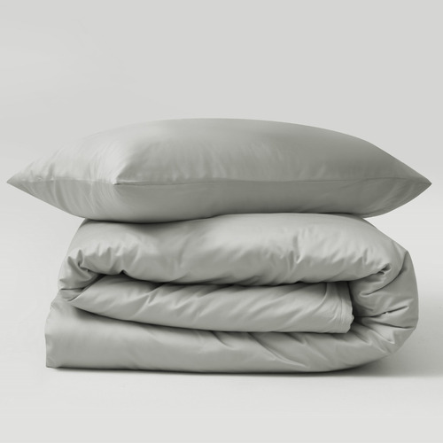 Dove Grey Gaultier Bamboo-Blend Quilt Cover Set