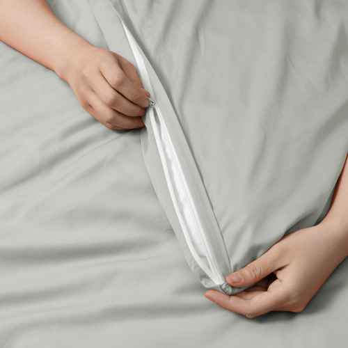 Dove Grey Gaultier Bamboo-Blend Quilt Cover Set