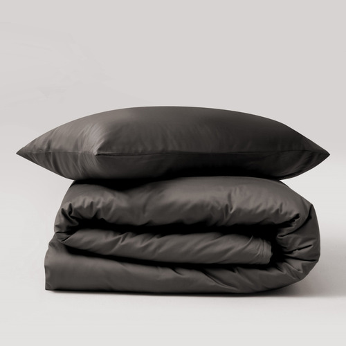 Charcoal Gaultier Bamboo-Blend Quilt Cover Set