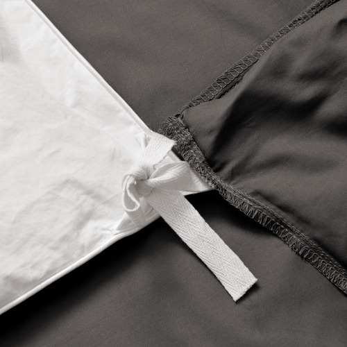 Charcoal Gaultier Bamboo-Blend Quilt Cover Set