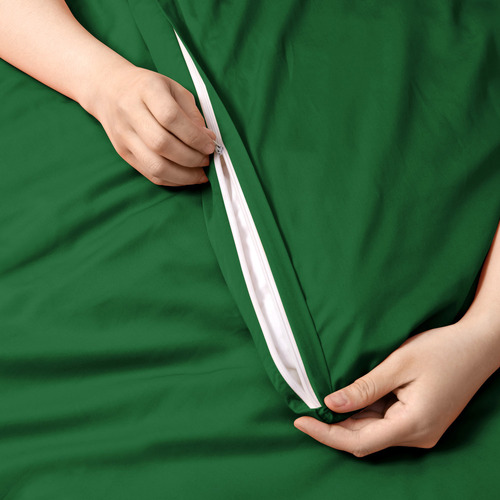 Green Gaultier Bamboo-Blend Quilt Cover Set