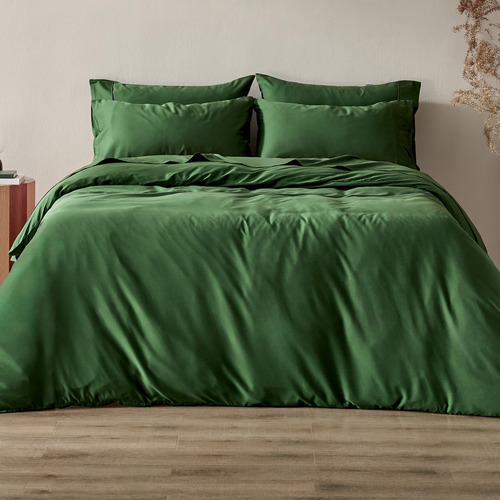 Green Gaultier Bamboo-Blend Quilt Cover Set