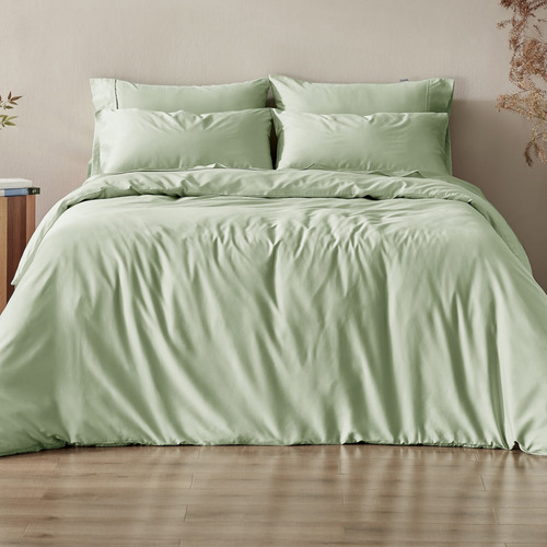 Sage Gaultier Bamboo-Blend Quilt Cover Set