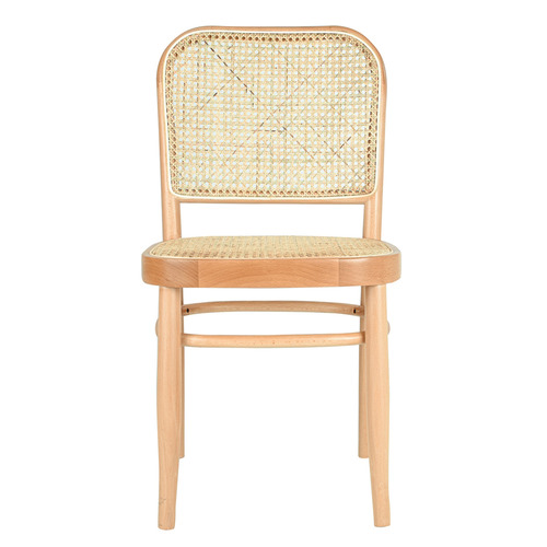 Casabona Hoffmann Replica Rattan & Beech Wood Dining Chairs Temple