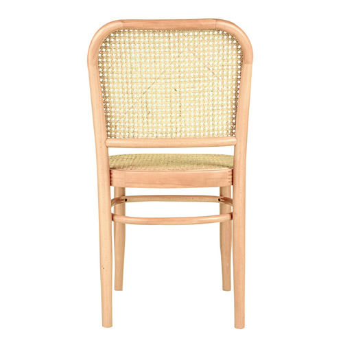 Casabona Hoffmann Replica Rattan & Beech Wood Dining Chairs Temple