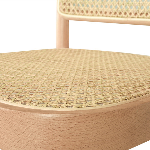 Casabona Hoffmann Replica Rattan & Beech Wood Dining Chairs Temple