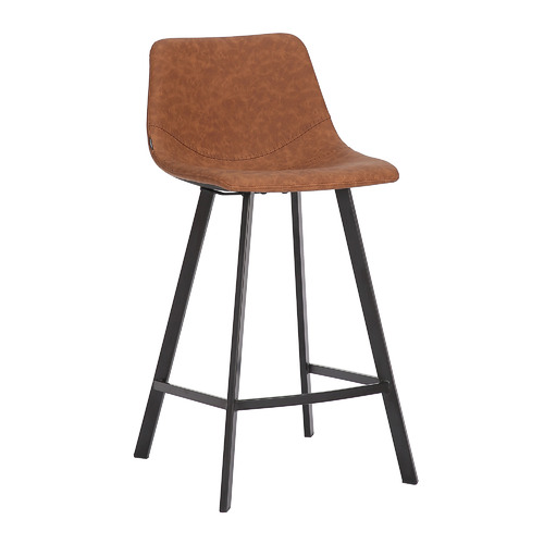 Casabona 65.5cm Orleans Faux Leather Kitchen Stools Temple & ster