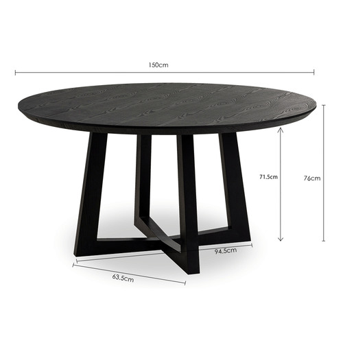 Black Sloan Dining Table