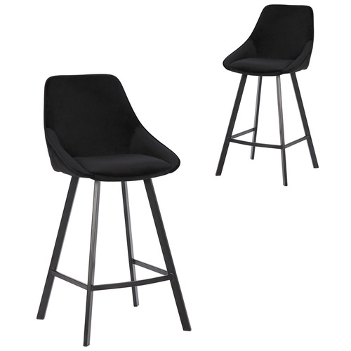 99cm Nemo Velvet Barstools