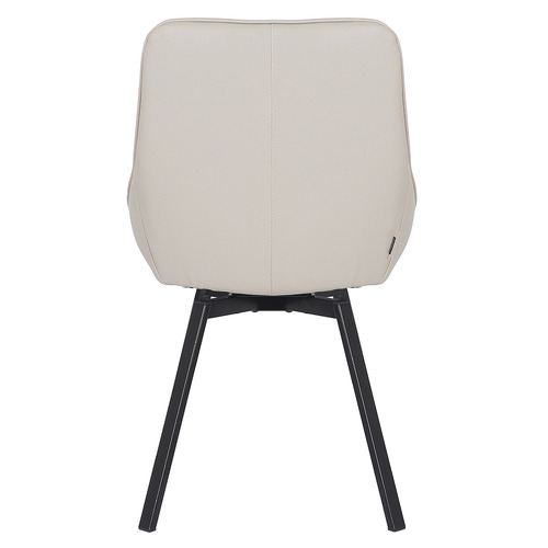 Nemo Swivel Faux Leather Dining Chairs