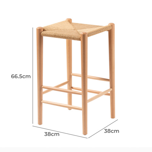 66.5cm-Hans-Wegner-Replica-Kitchen-Stool